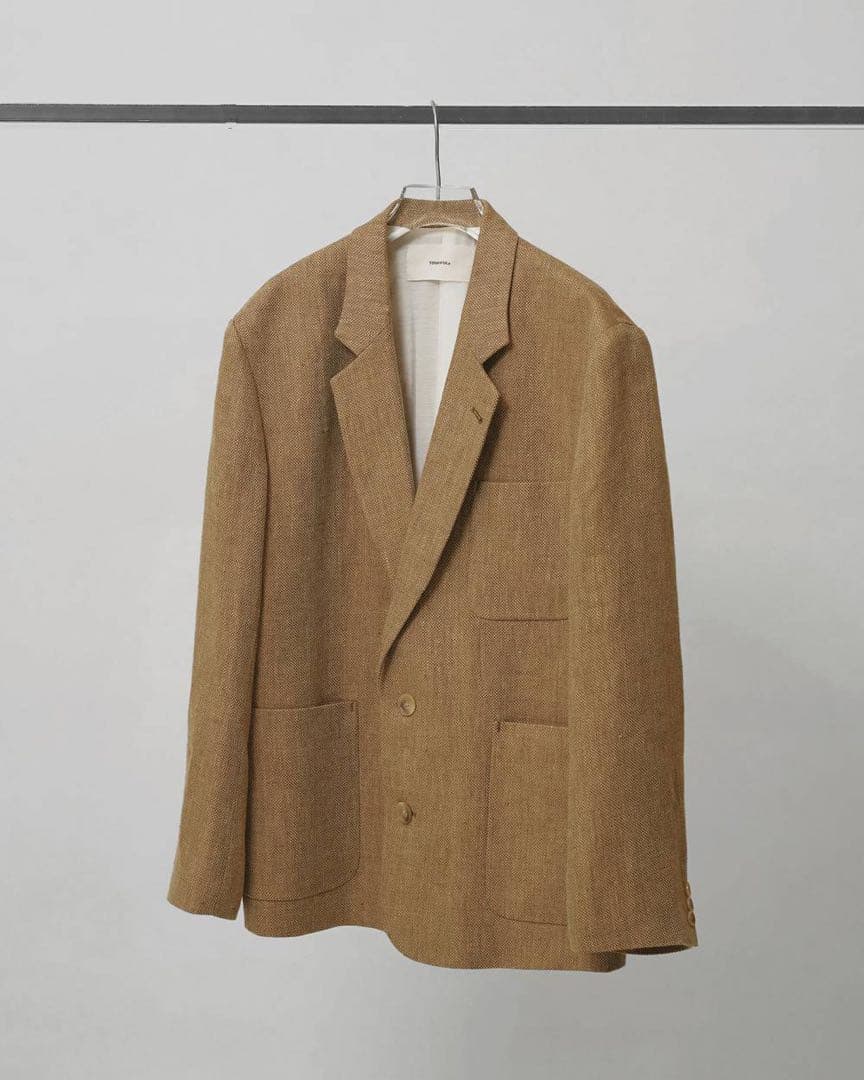 【新品未使用】Todayful Boyfriend Linen Jacket36