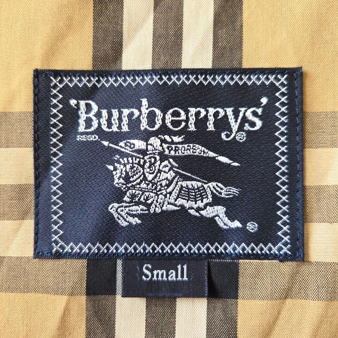 日本製 90s Burberrys 綿 スイングトップ 裏ノバチェック S