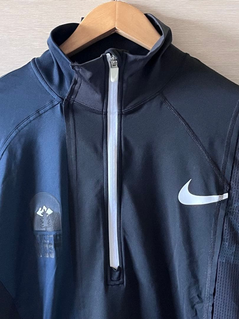 sacai × NIKE ウィメンズハーフジップランニングジャケット サイズXL
