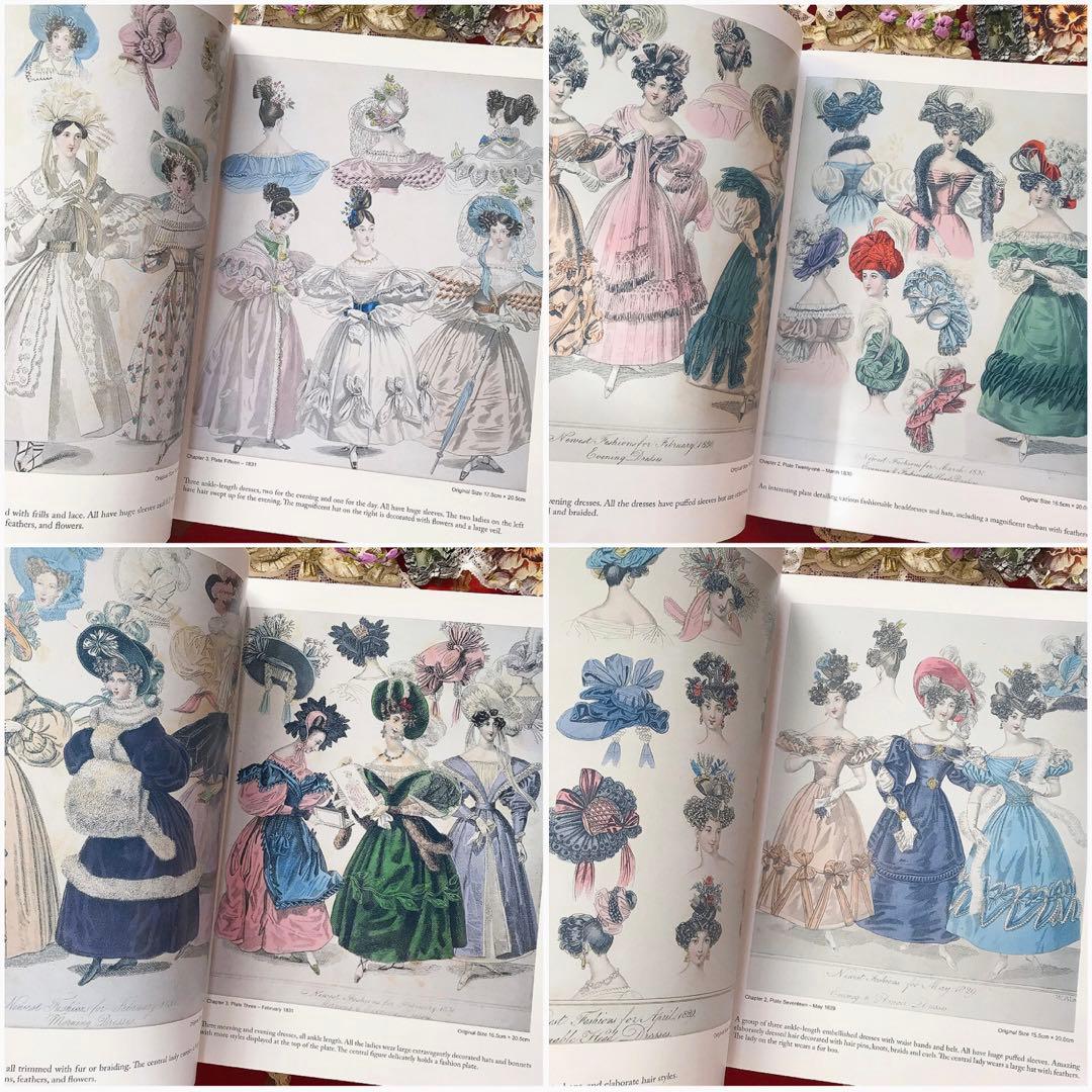 ヴィクトリアン 19世紀ファッションプレート豪華本♡アンティークドレス クロモス