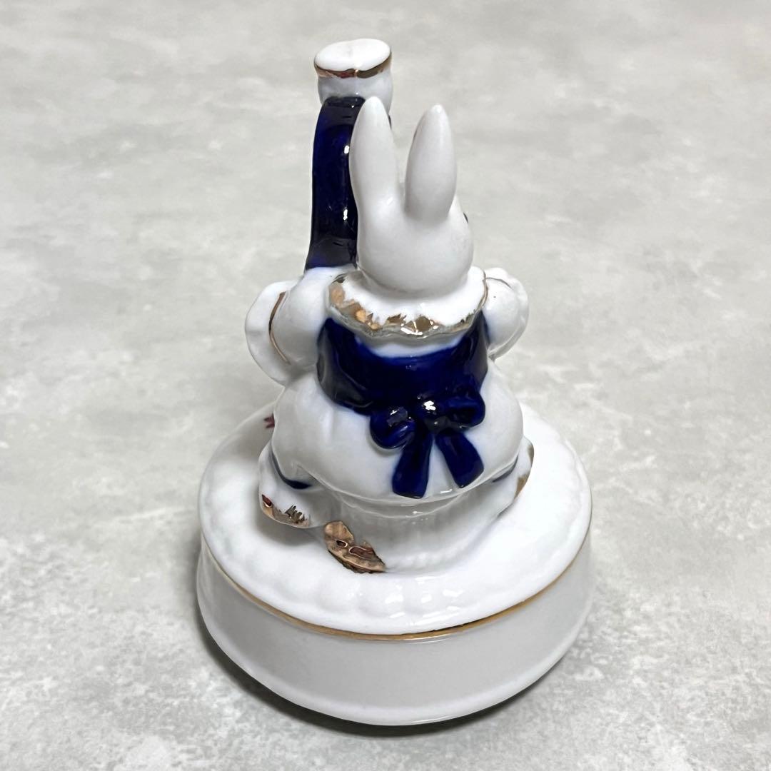 セキグチBlueVelvetうさぎ陶器製オルゴール３個おまとめセット1987年製