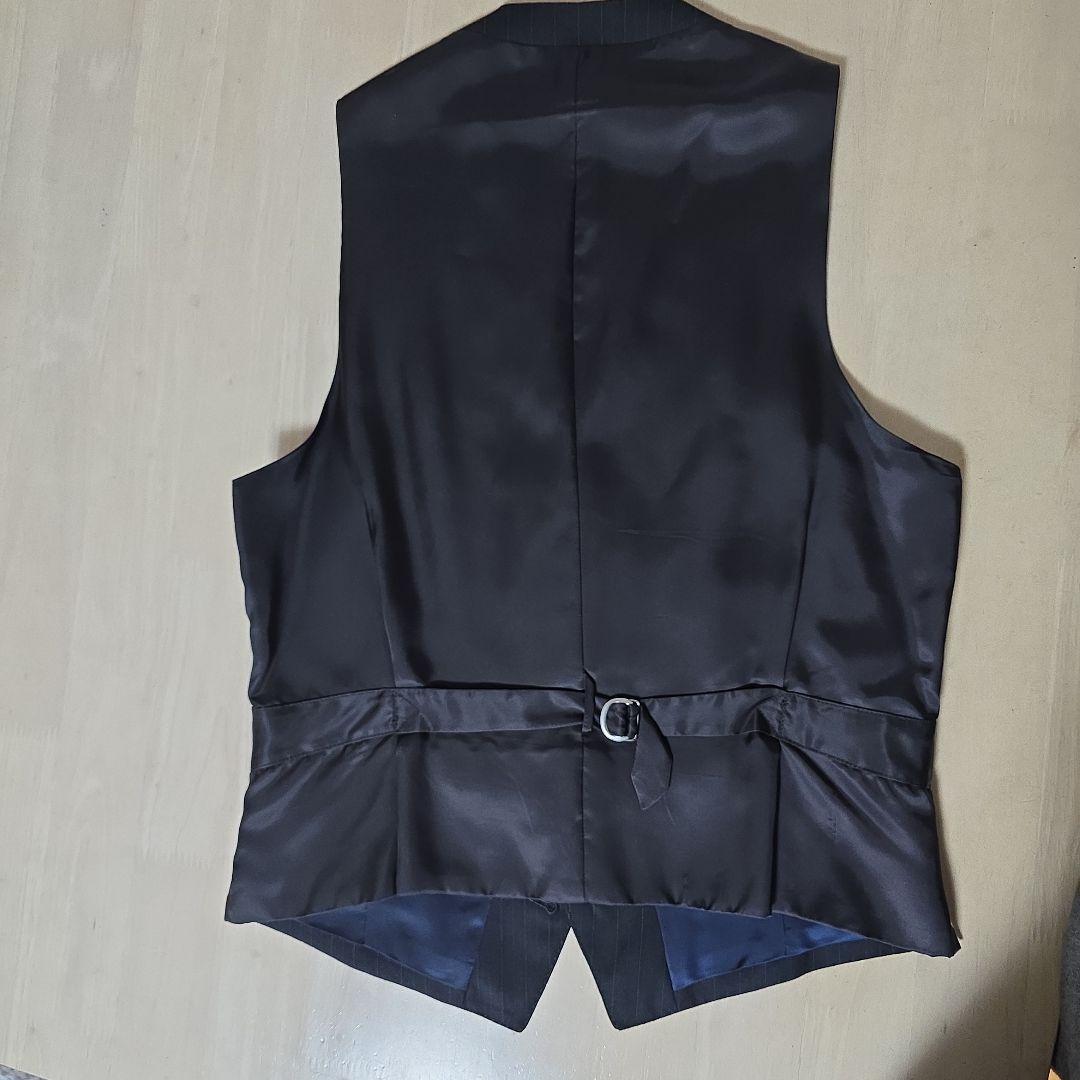 Paul Smith スーツベスト ダークブルー ストライプ
