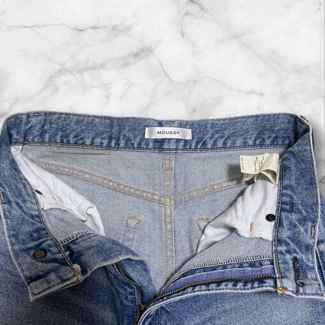 大人気✨moussy MVS FLARE フレアデニムパンツ 27 BLUE