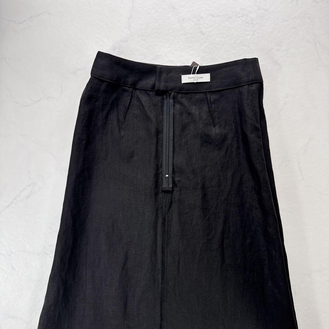 新品タグ付✨Demi-Luxe BEAMS .M リネンシンプルロングスカート