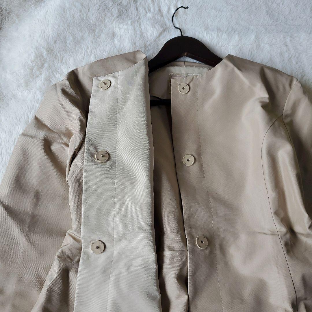 フォクシー　ロングコート　Coat TOFFEE　シルク100%　現行　 40