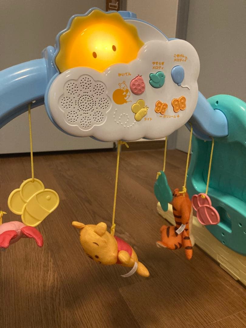 【美品】タカラトミー くまのプーさん えらべる回転6WAY ジムメリー