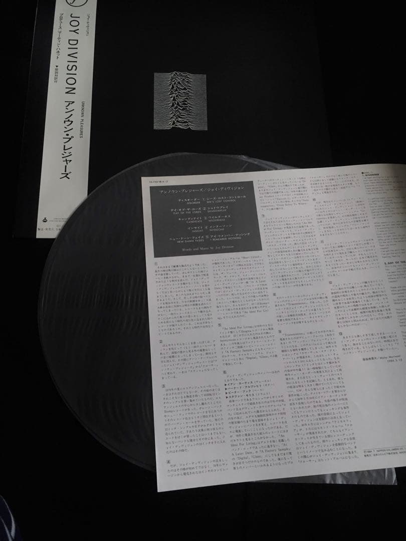 【国内盤】Joy Division Unknown Pleasures レコード
