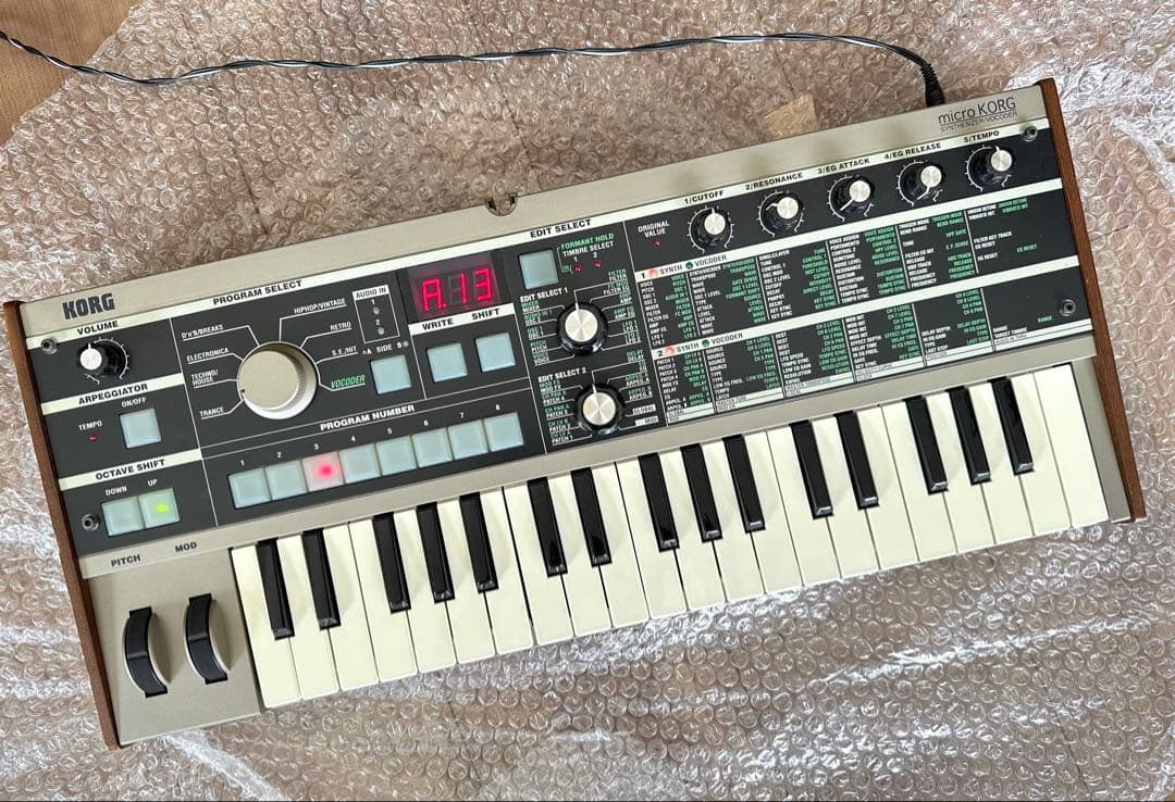 *】様 microKORG 通電発音確認済 korg アナログシンセ 良品