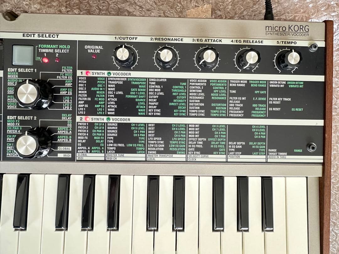 *】様 microKORG 通電発音確認済 korg アナログシンセ 良品
