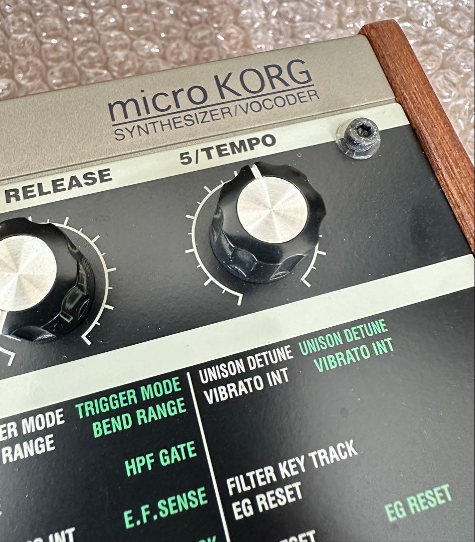 *】様 microKORG 通電発音確認済 korg アナログシンセ 良品