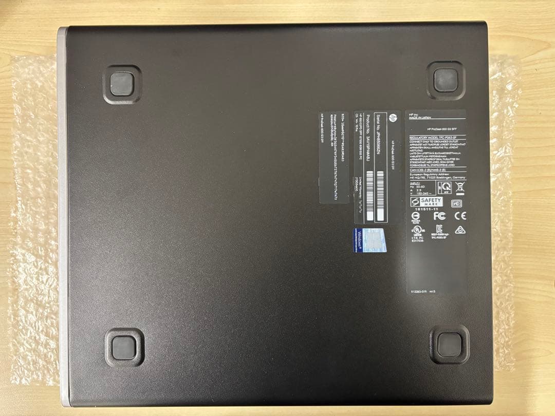Windowsデスクトップ HP Pro 600 G3 SFF / i5-7500 / 8GB 04