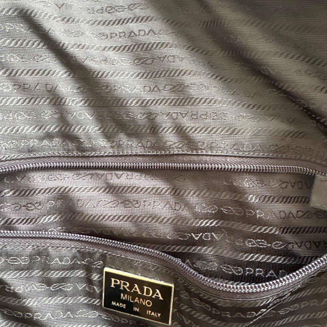 blakc pepperPRADA ボストンバッグ ナイロン大容量