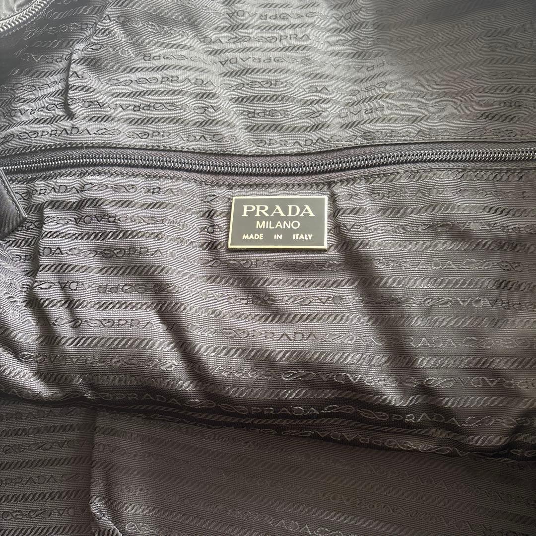 blakc pepperPRADA ボストンバッグ ナイロン大容量