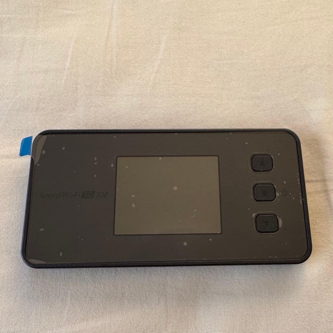 Speed Wi-Fi 5G X12 シャドーブラック