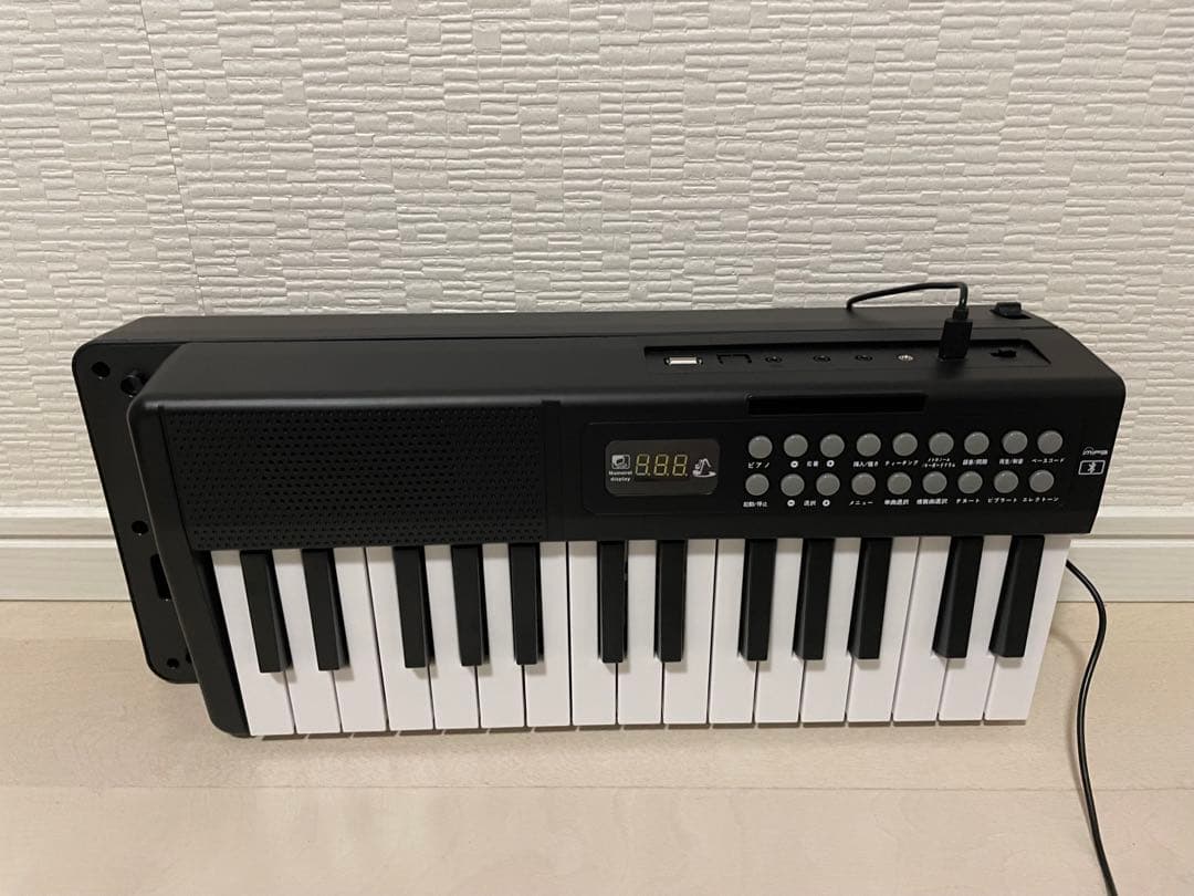 アップルさん　Yumcute電子ピアノ61鍵盤折りたたみ 電子キーボード