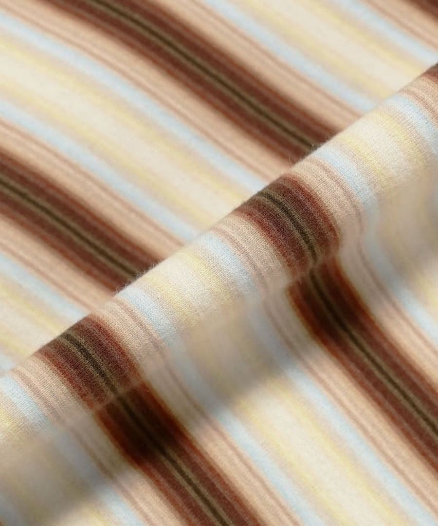 AURALEE GRADIENT STRIPE JERSEY TEE サイズ 5