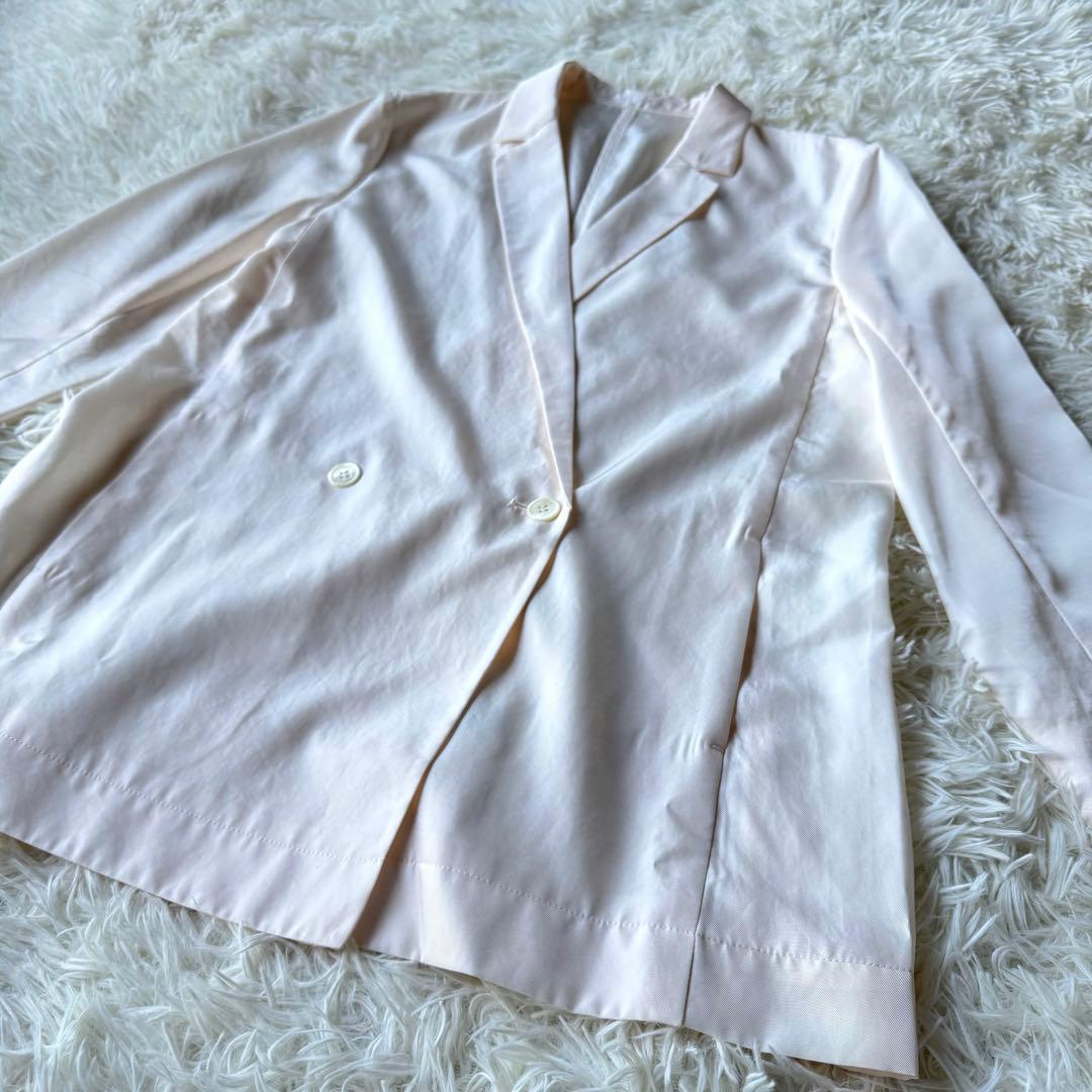 【新品未使用】アダムエロペ　サステナブル　ガウンジャケット　オフホワイト