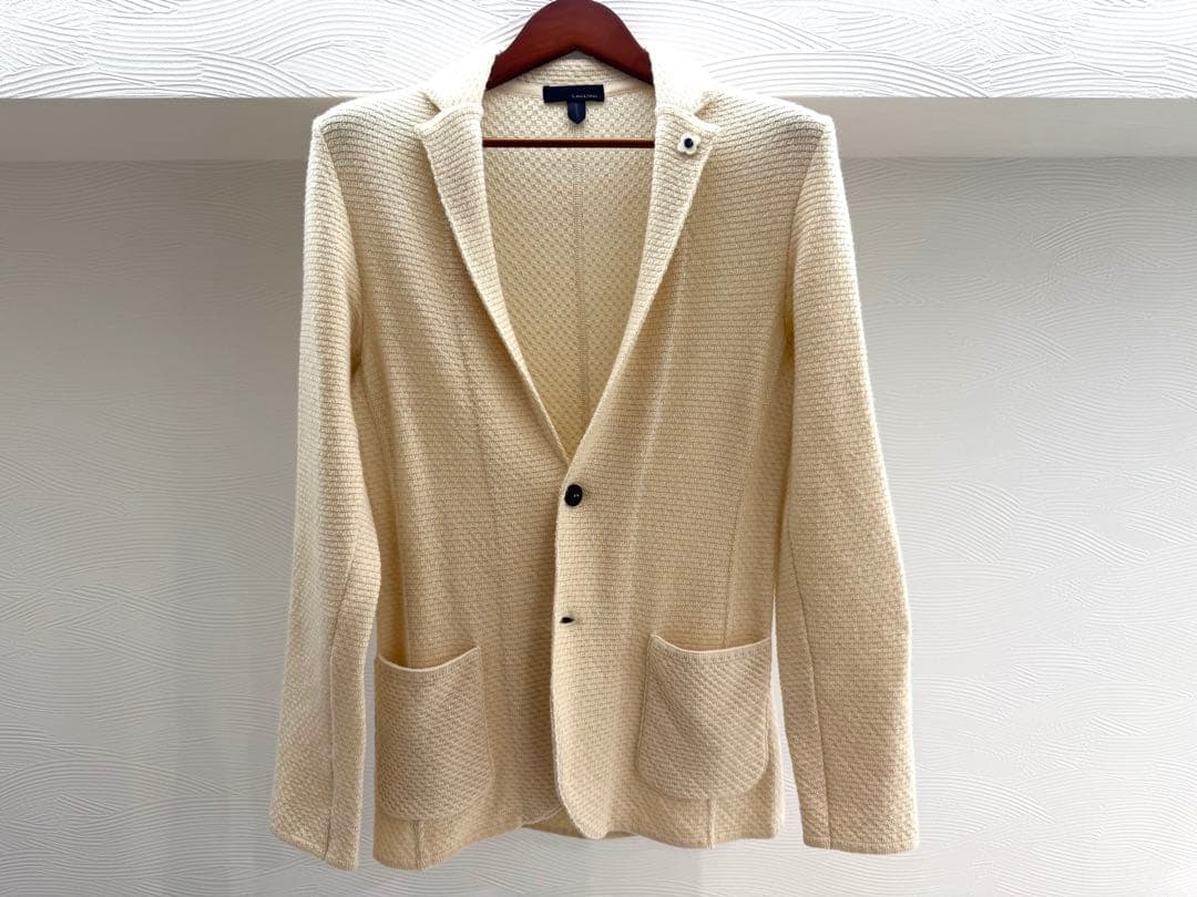 最終価格！LARDINI◻️アルパカ混ウールジャケット◻️ブートニエール付◻️極美品！