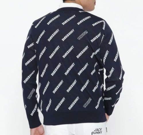 再再再値下げ新品　ジャックバニー　ニット5　紺ネイビー定価17600円