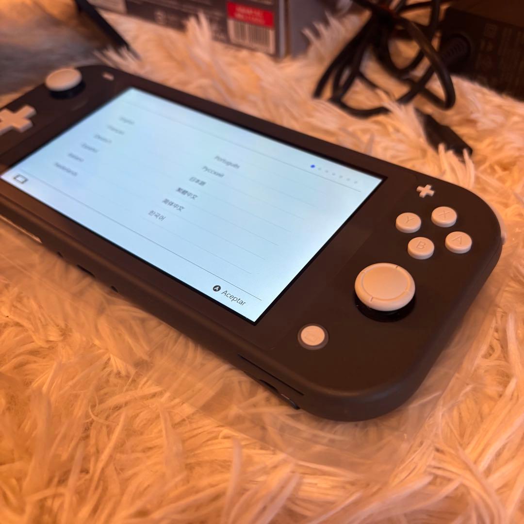超美品Nintendo Switch ニンテンドースイッチライト 本体 グレー