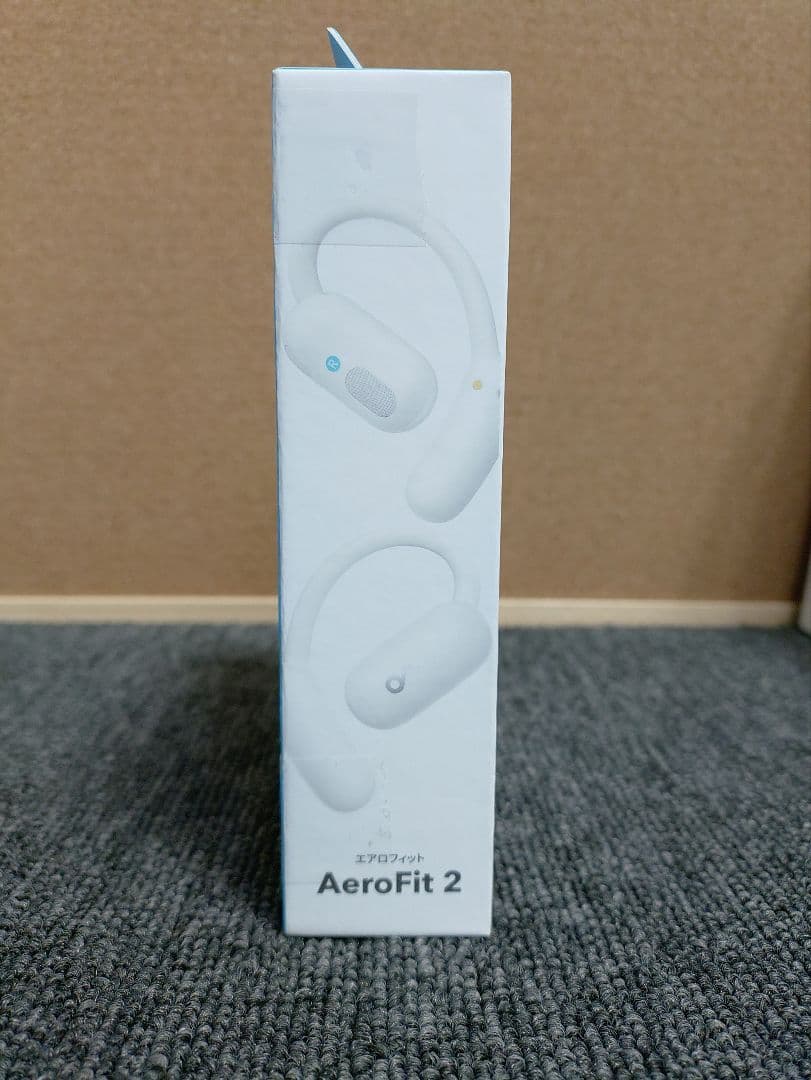 92☆ 新品 オープンイヤー型 イヤホン エアロフィット2 パール ホワイト