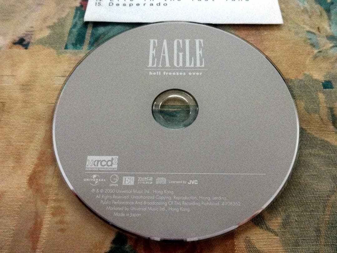 洋楽 Eagles/ Hell Freezes Over/Xrcd2