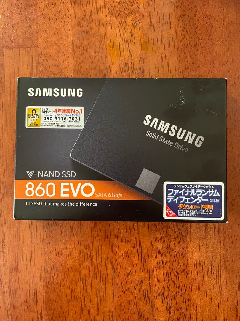内蔵型SSD Samsung 860 EVO V-NAND SSD