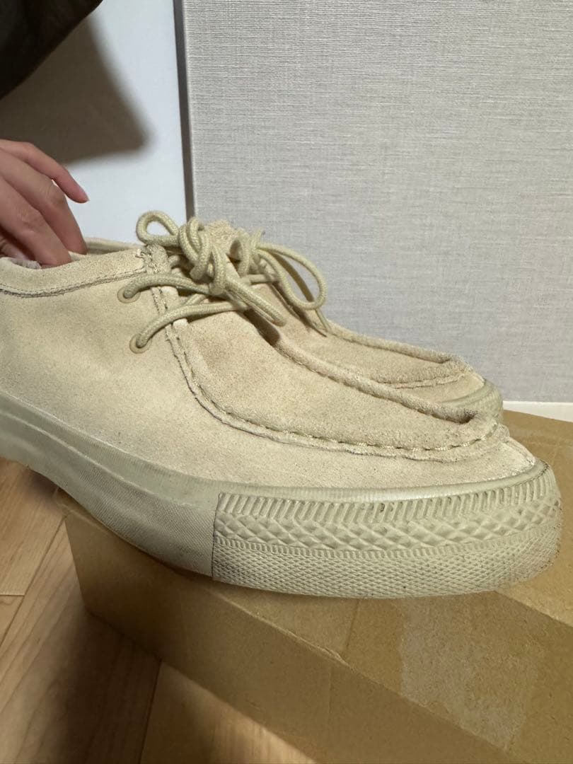 コンバース モカシン ベージュ スエード 27