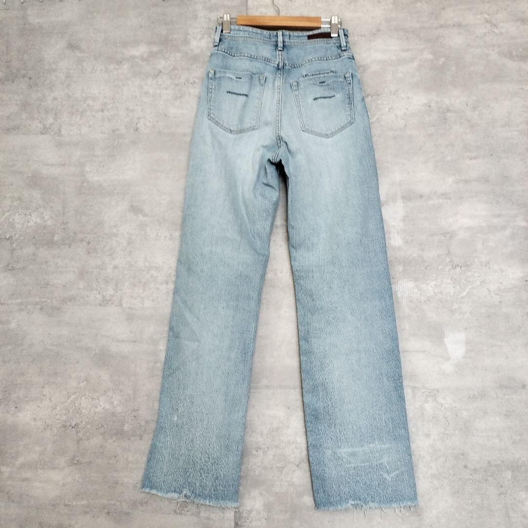 ヤヌーク 23 ダメージデニムジーンズ 日本製 フリンジ新品Yanuk Lea
