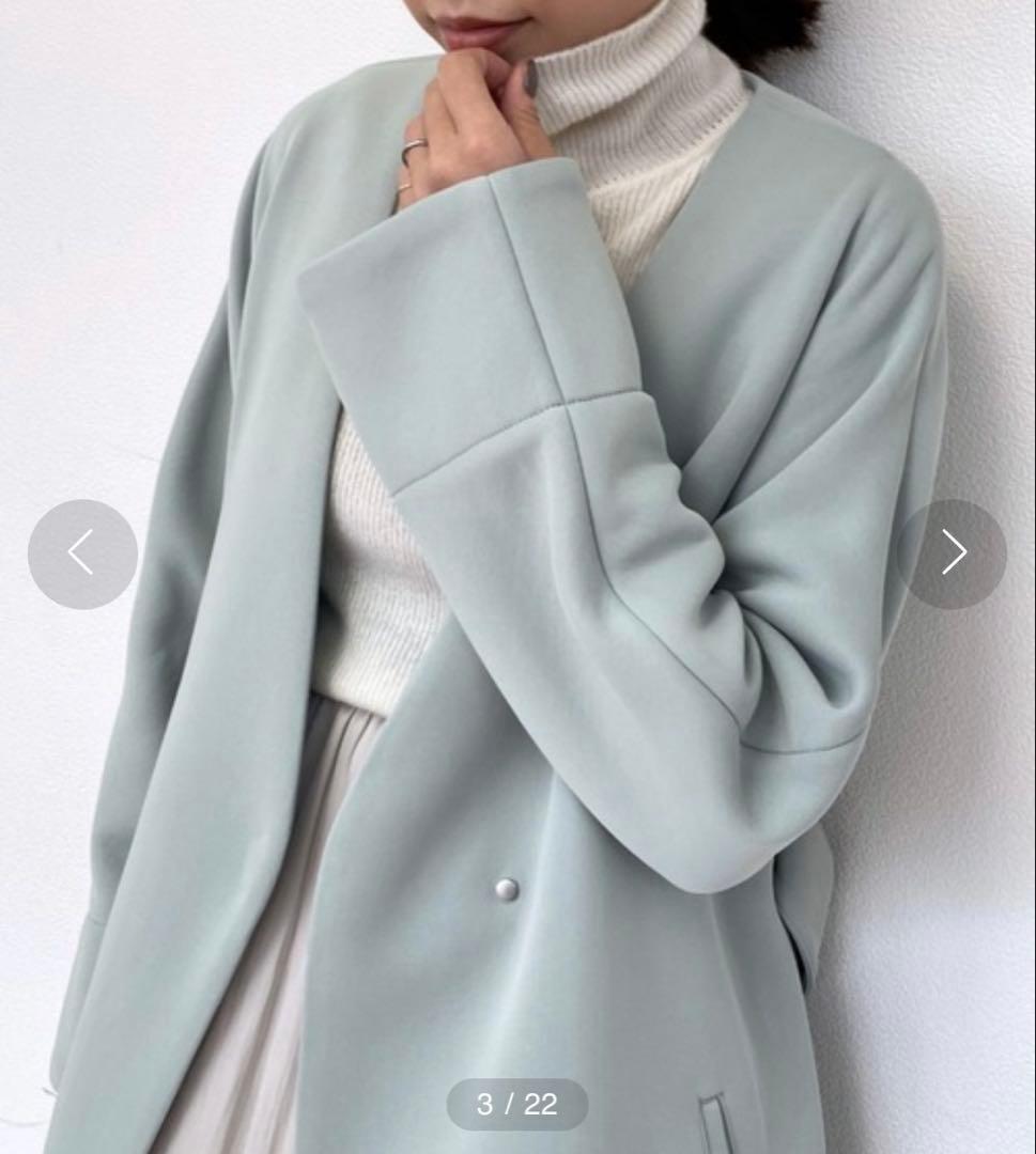 新品　LOUNGEDRESS 定価¥2万8600円　ロングコート　ボンディング