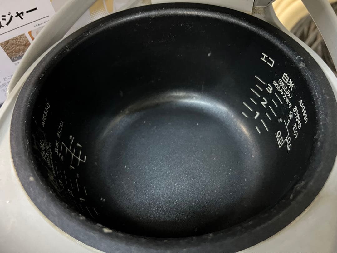 2012年式 3合 0.54L タイガー 炊飯器 JAI-55E8
