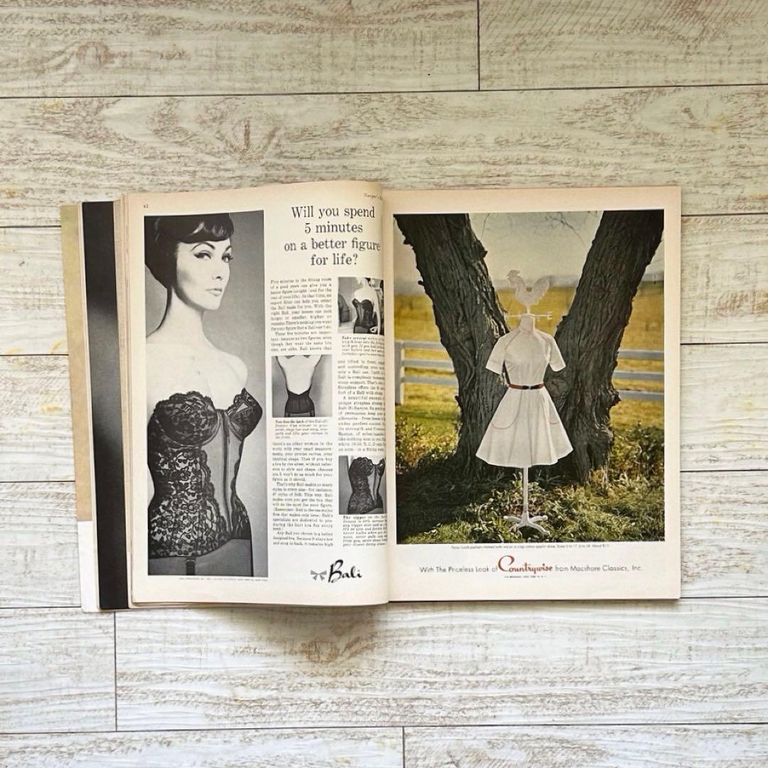 HARPER’S BAZAAR　ハーパーズ・バザー　1963年　ヴィンテージ雑誌
