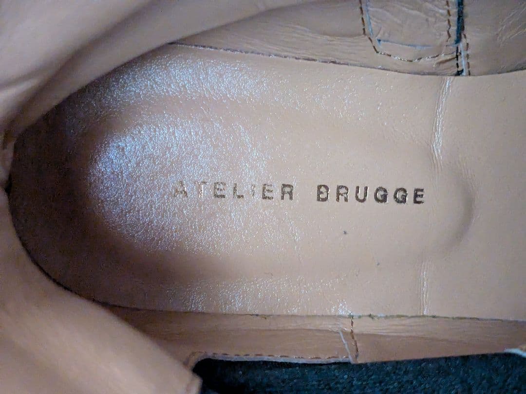 ATELIER BRUGGE レザーサイドゴアタンクブーツ サイズM