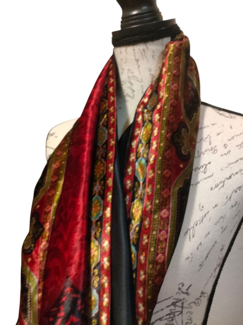 g21 超美品　エトロ　ETRO　ストール　ショール　シルク100