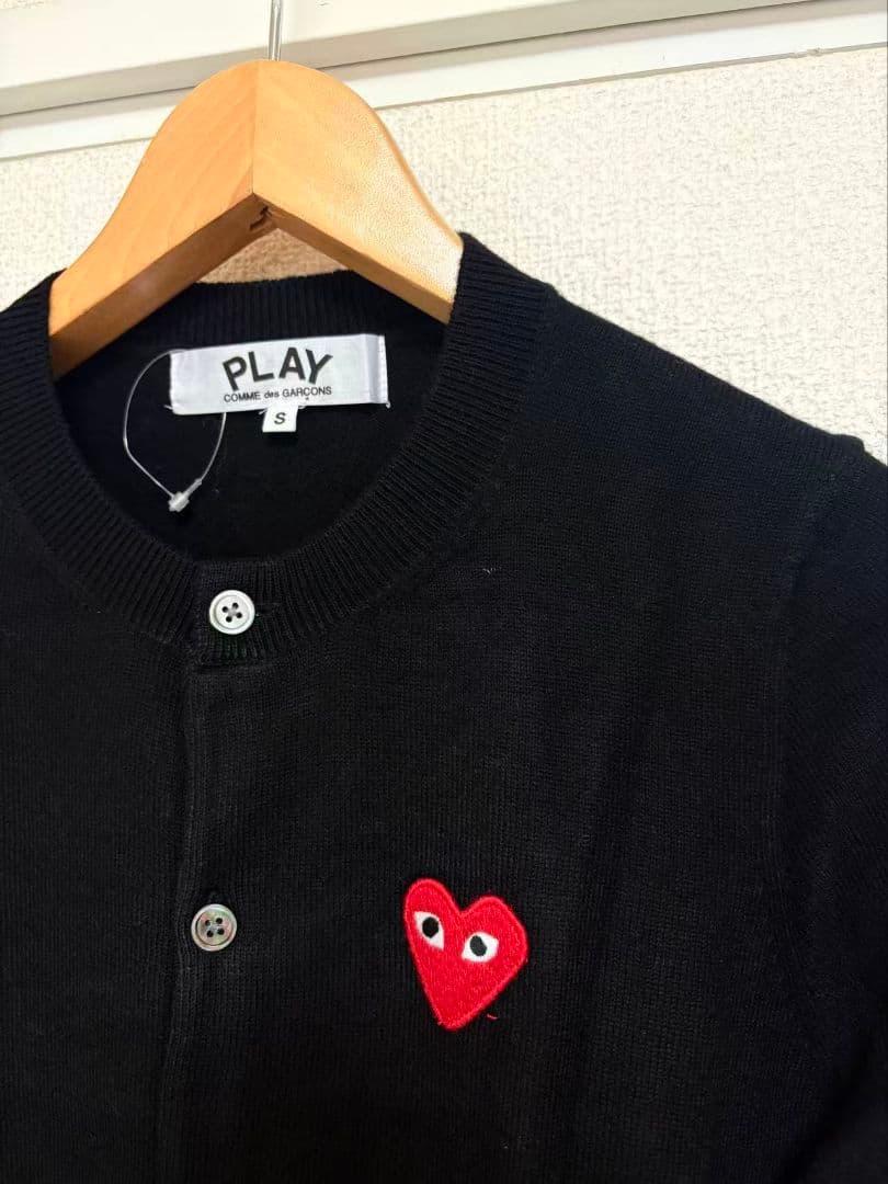 playニットカーディガンｓ新品ブラック