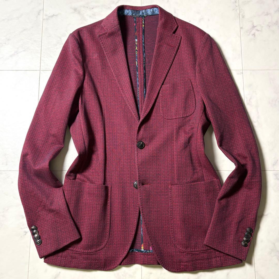 美品 現行 ETRO NUOVO JERSEY テーラードジャケット 48