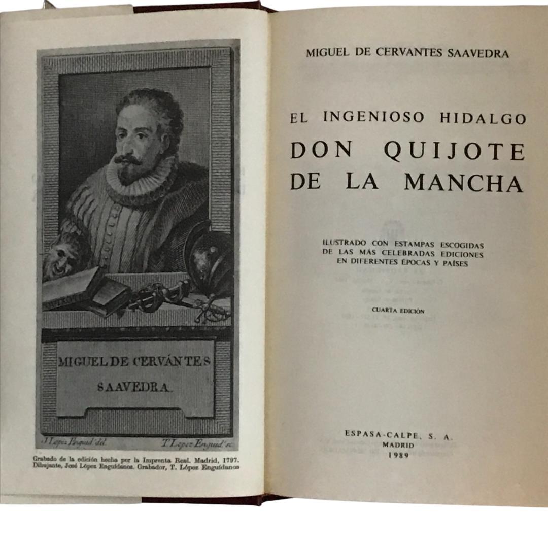 ドン・キホーテ　スペイン語　原書　ハードカバー