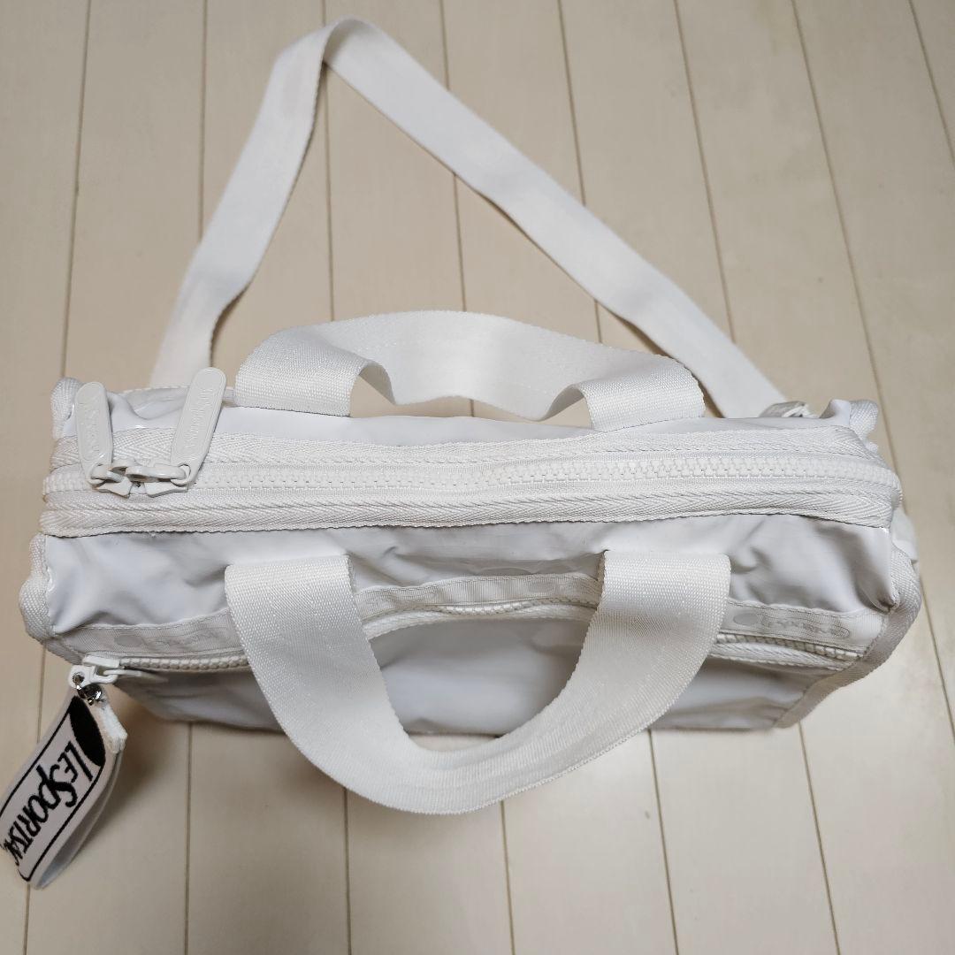 ひとりっぷ×LeSportsac BIKE BOSTON2 ノウム 白 ホワイト