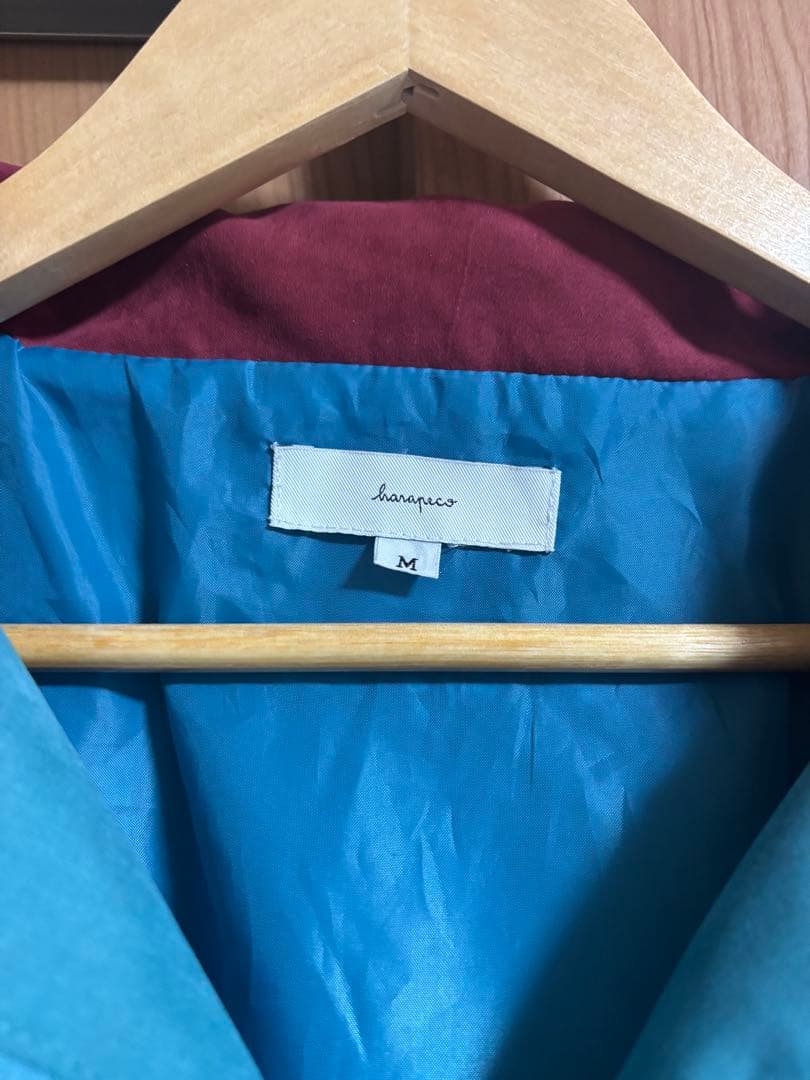 ジャケット・アウター harapeco Color Suede blouson-Blue Green