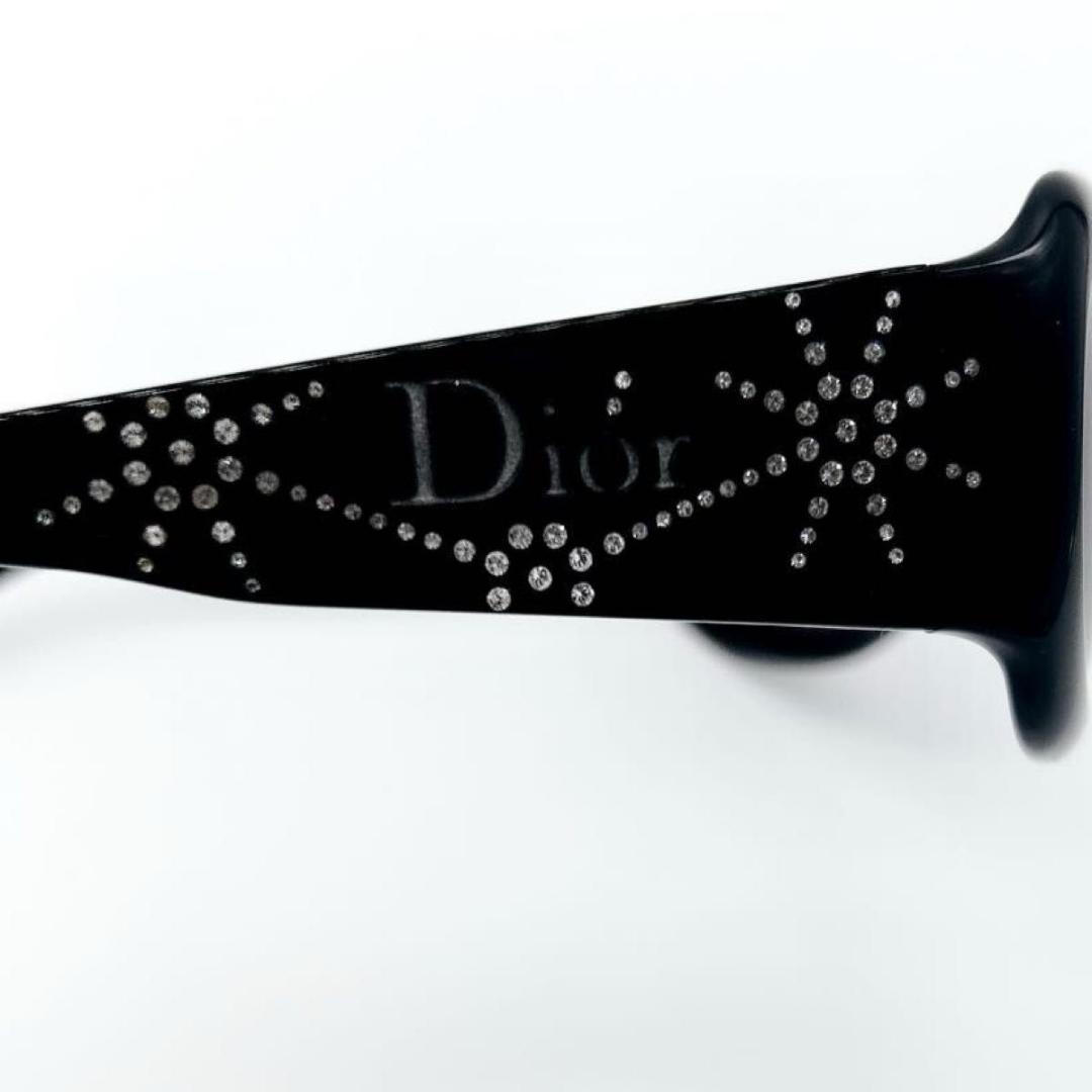 Christian Dior sunglasses ラインストーン ブラック
