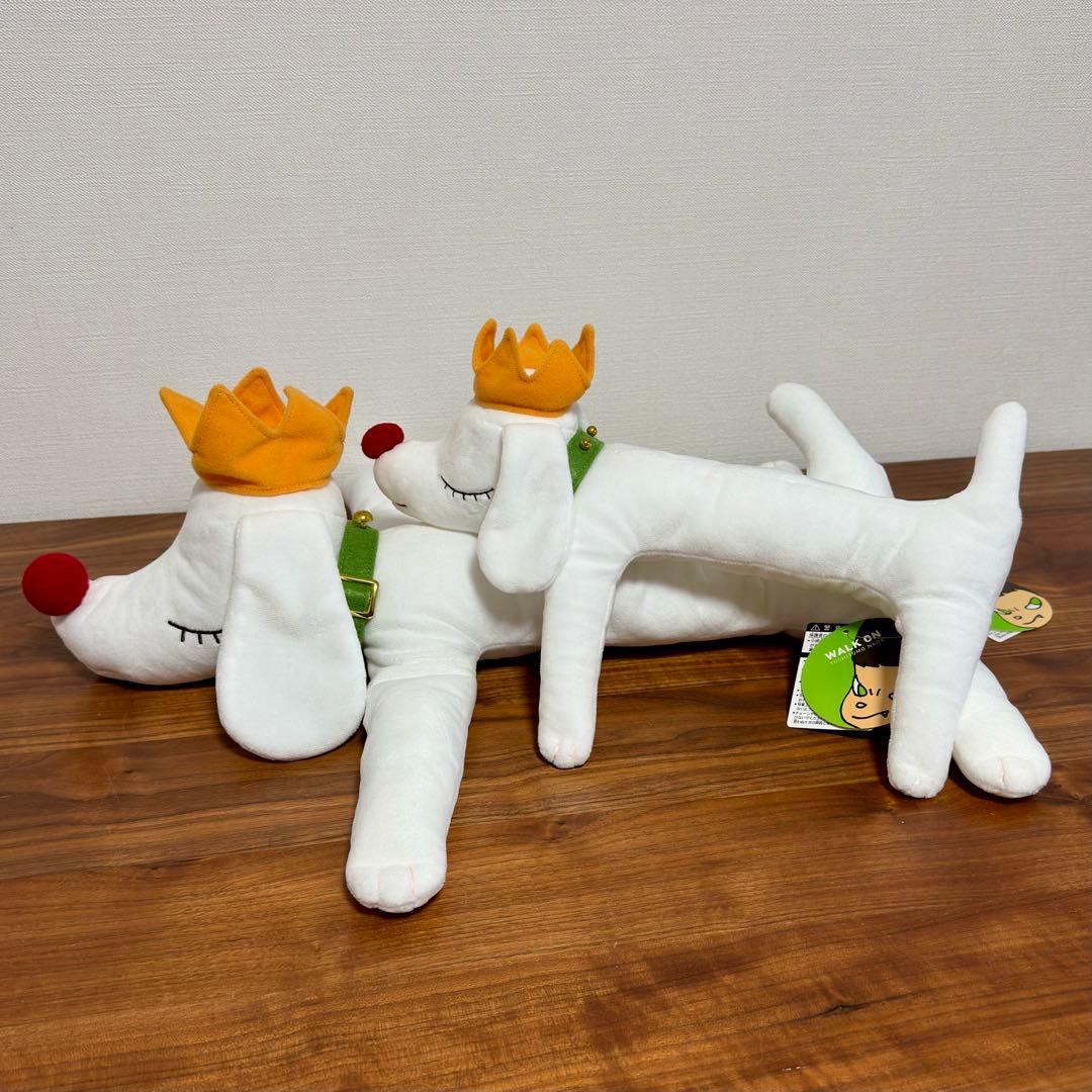 奈良美智 ぬいぐるみ Pup King (パップキング) SとMサイズ2つセット
