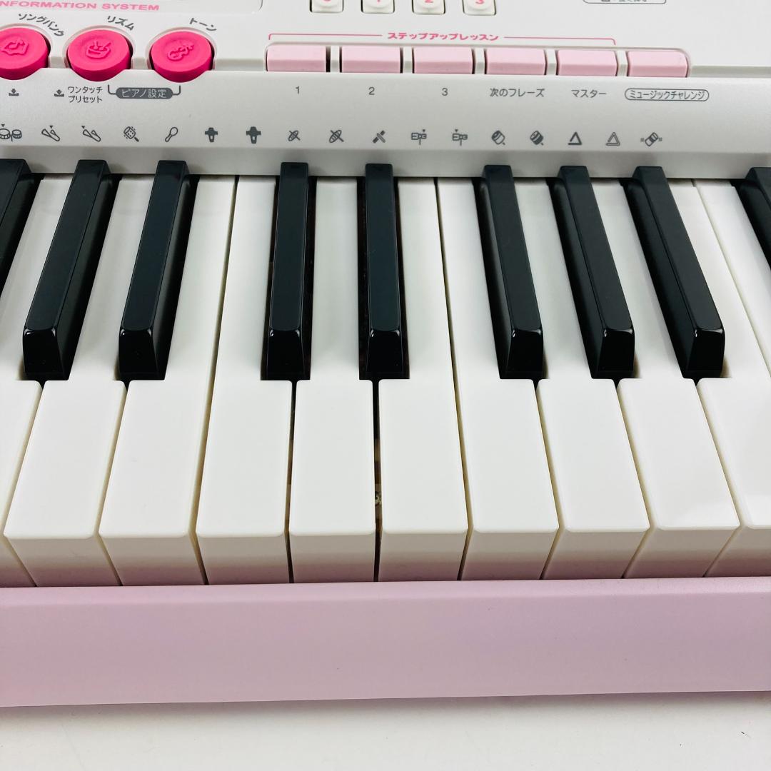 【美品】カシオ 光ナビゲーションキーボード LK-105 マイク・箱・アダプタ付