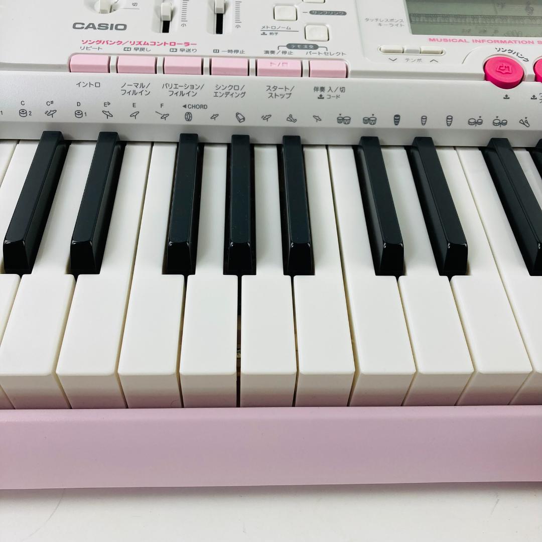 【美品】カシオ 光ナビゲーションキーボード LK-105 マイク・箱・アダプタ付