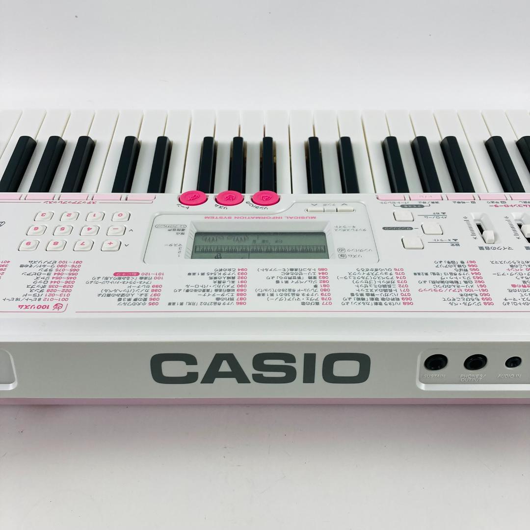 【美品】カシオ 光ナビゲーションキーボード LK-105 マイク・箱・アダプタ付