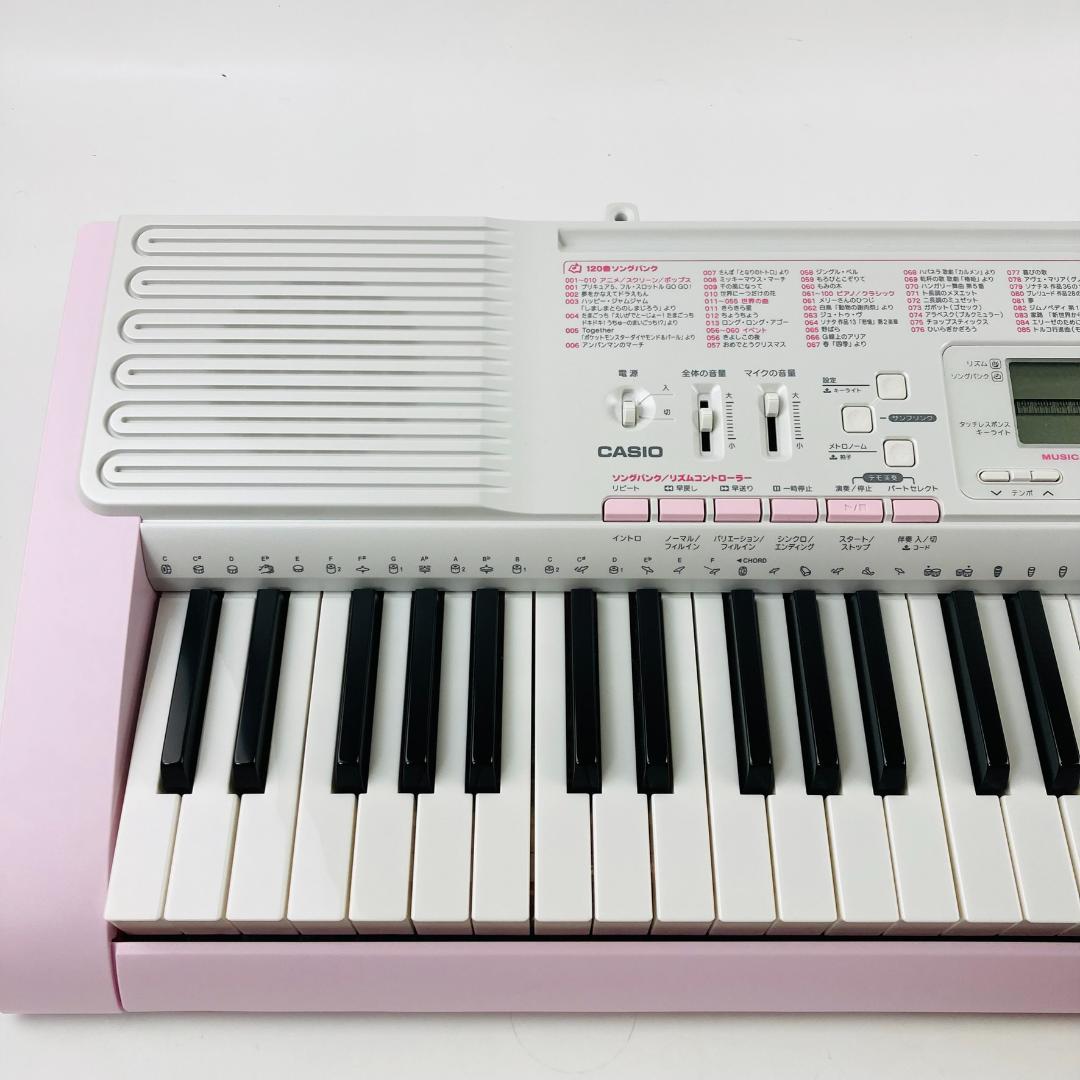 【美品】カシオ 光ナビゲーションキーボード LK-105 マイク・箱・アダプタ付