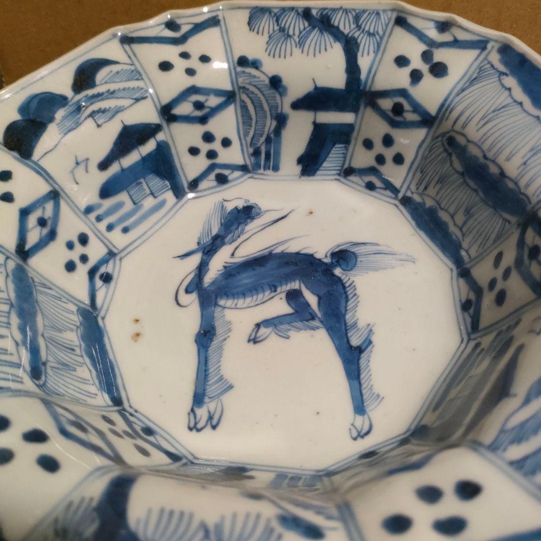 g*a様 古伊万里　菓子鉢　鉢　麒麟文様　古美術　骨董　時代物