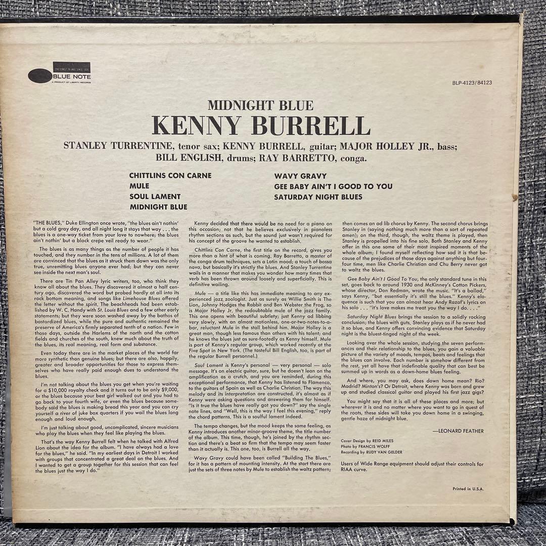 洋楽 Kenny Burrell Midnight Blue 84123