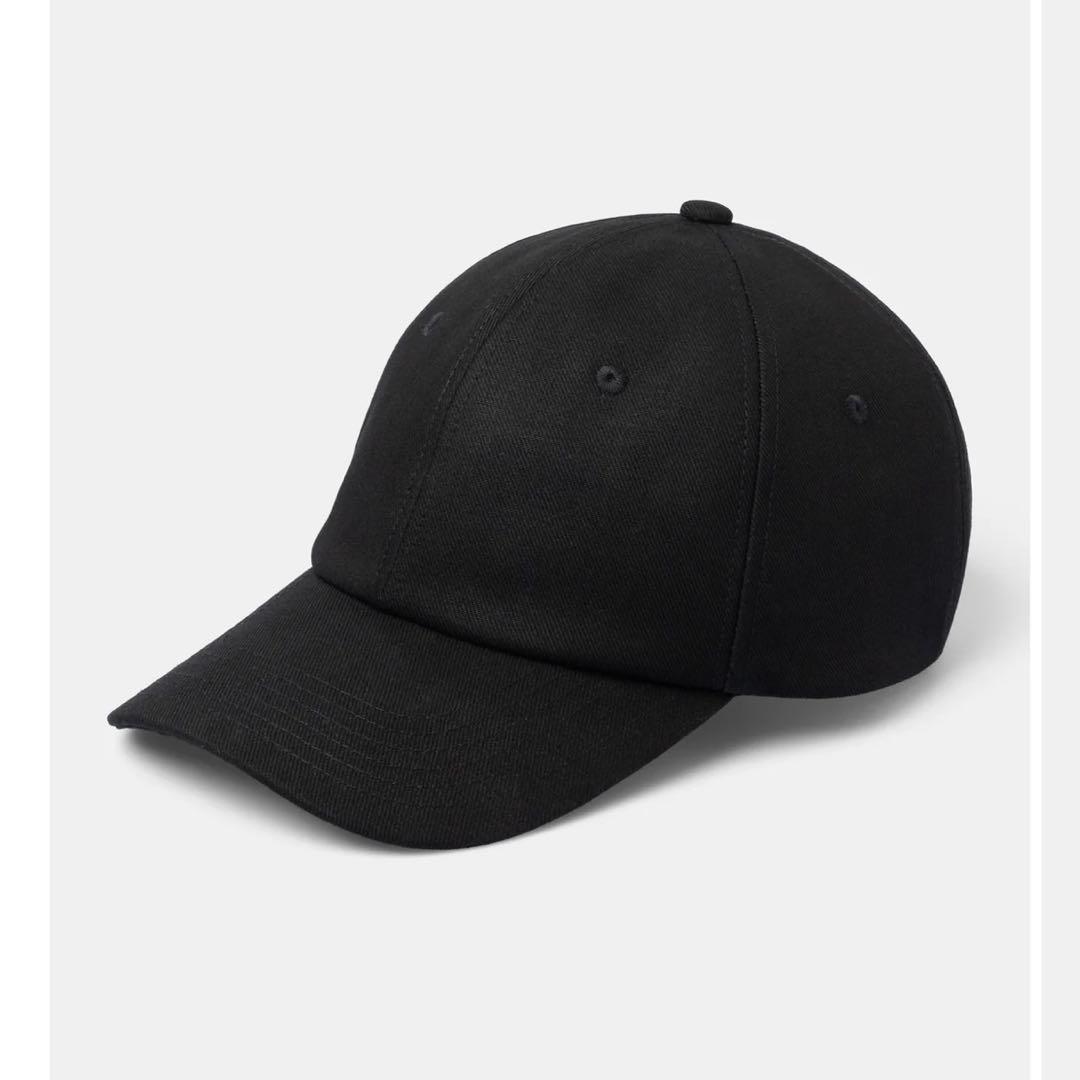 unnamed headwear DEEP/BLK 黒キャップ　レザーベルト