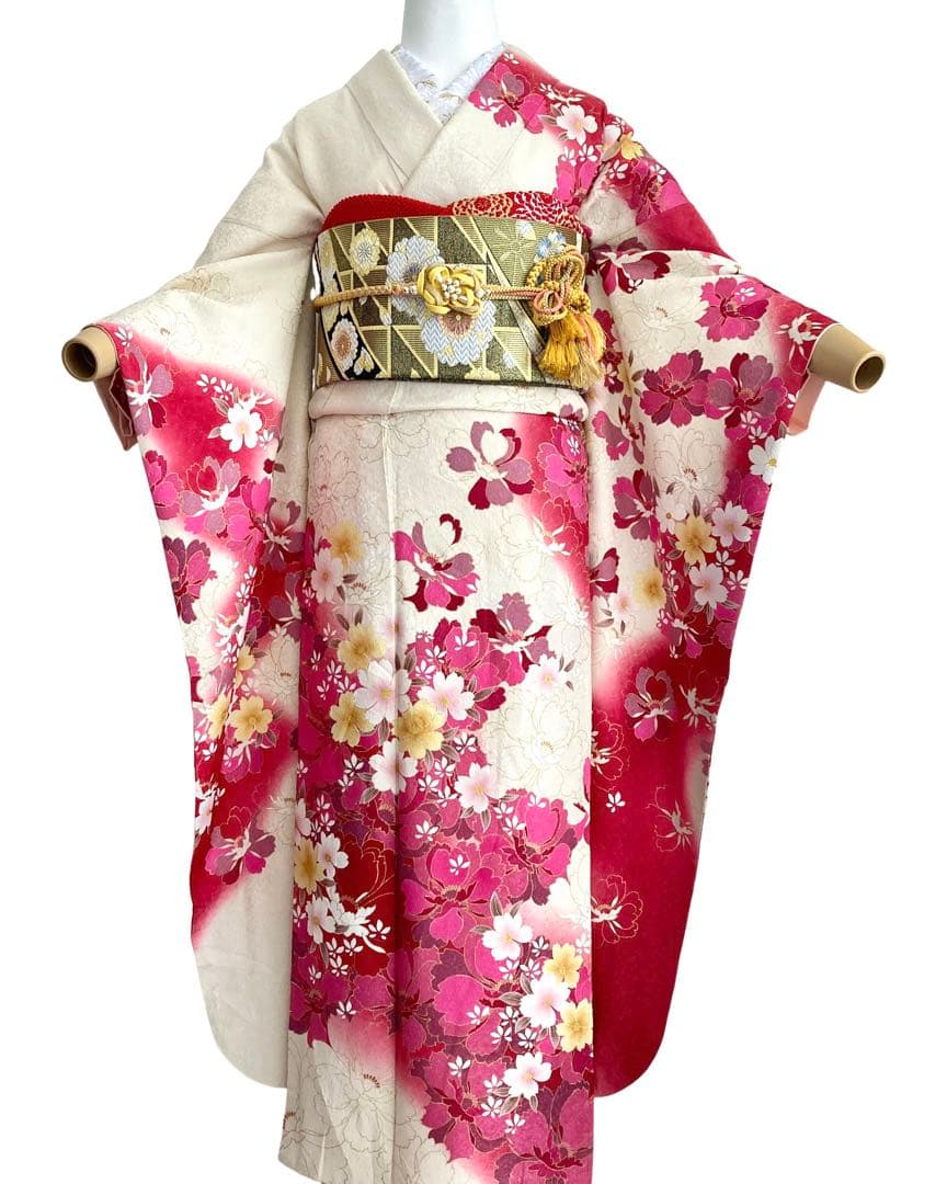 成人式 振袖4点セット‼️お振袖セット‼️TM NO130 フルセット可