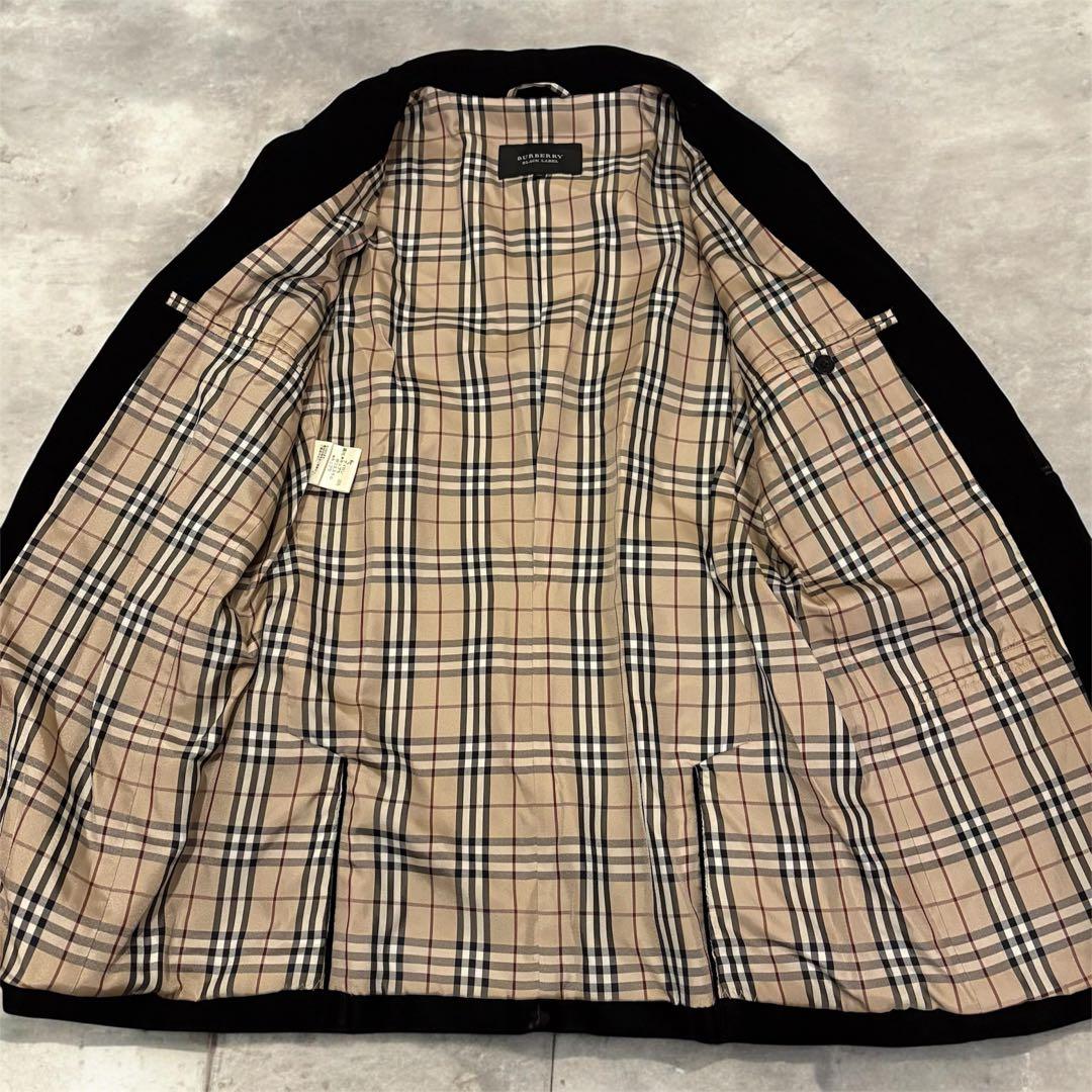 BURBERRY BLACK LABEL ベロア テーラードジャケット